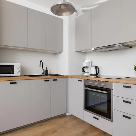 Wybickiego Stylish With Parking And Air Conditioning In Cracow By Renters Апартаменты Краков