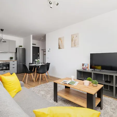Wybickiego Stylish With Parking And Air Conditioning In Cracow By Renters * Краков